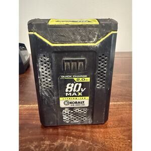 Preowned OEM Kobalt KB 280-06 80V Max 2.0Ah Lithium Ion Battery Genuine